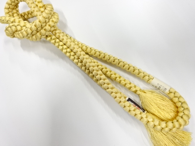 未使用品　正絹　手組帯締め